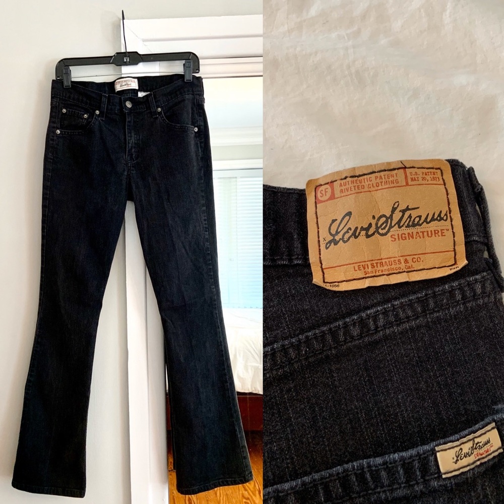 Levi’s Vintage Stretch Bootcut Black Denim Jeans